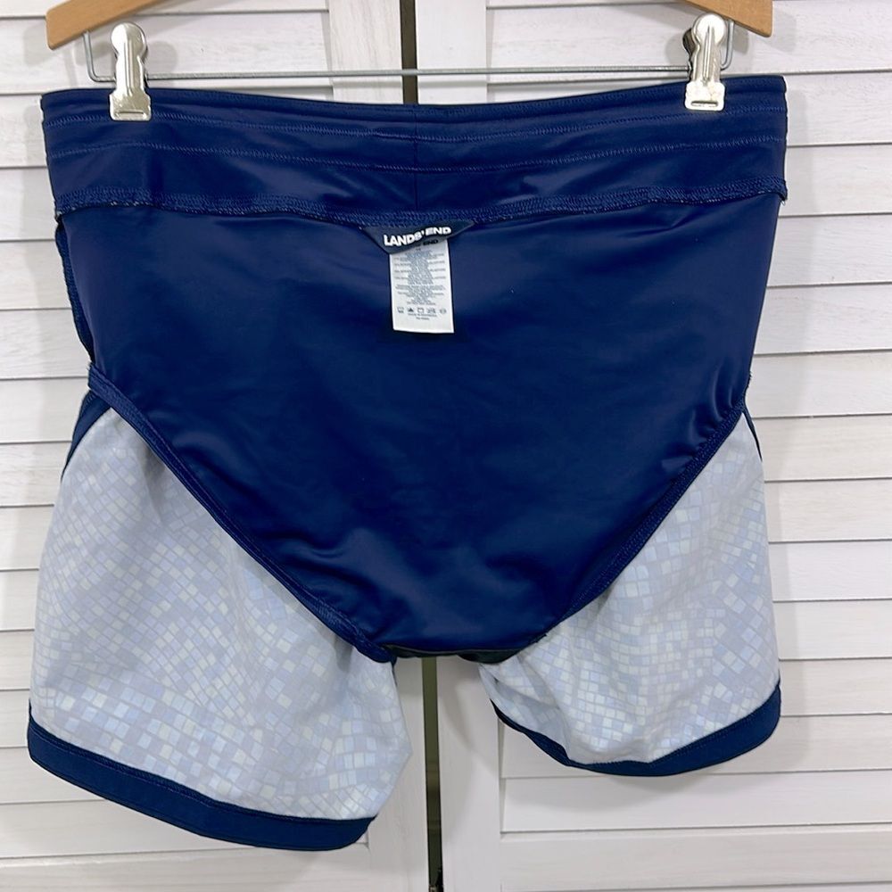 Lands End Swim Size 12 Board Skort Tropical Lands' End - Picture 12 of 14